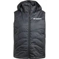Adidas - Women's MT Insulated Hooded Vest - Chaleco de fibra sintética size L, gris