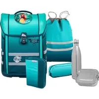 MCNEILL Perfecto Juego de mochilas escolares 5 piezas azul