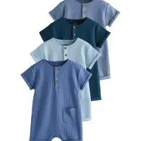 Next Pijama entero/body azul / navy / azul paloma / azul claro