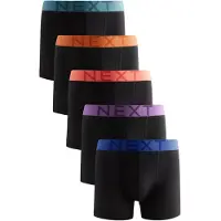 Next Calzoncillo boxer azul / lila / naranja / negro