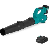 Vonroc Soplador de Hojas a Batería 20V – Diseño Axial | Incluye Batería 4.0Ah y Cargador
