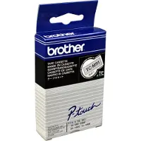 Brother TC-M91 cinta negro sobre transparente 9 mm (original)
