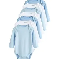 Next Pijama entero/body azul / blanco