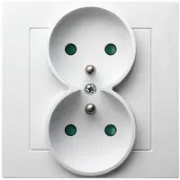 Ospel GP-2GZP/00, Blanco, IP20, 16 A, 84 mm, 45 mm, 84 mm