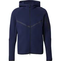 Nike Sudadera con cremallera 'Tech Fleece' navy / negro