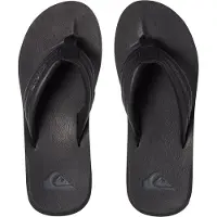Quiksilver Chanclas CARVER NUBUCK M SNDL SBKM hombre - Negro - 40