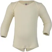 Engel - Baby Body L/S size 74/80, gris