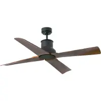 Faro Ventilador techo Winche M IP44 de exterior, wengué