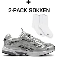 Dutch'd Zapatillas deportivas bajas 'Arena (Size runs small, order one size up)' plata