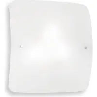 Ideal Lux CELINE PL4, diseño afilado, cuadrado, 4 bombillas, casquillo E27, IP20, blanco