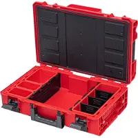 Qbrick System ONE 200 2.0 Profi RED ULTRA HD Maletín de herramientas a medida organizador modular 585 x 385 x 190 mm 15,4 l apilable IP66