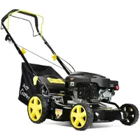 GEKO | Cortacésped a gasolina | con motor de 40 cm | 2,7 kW | 25 kg | 40 litros