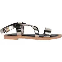 White Stuff Croover Leather Flat Sandal Gld Tn Met Talla: 4 | Chancletas Outlet | Mujer | Marrón