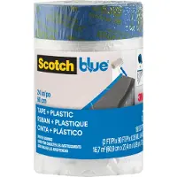 Scotch PT2093EL-24 3M ScotchBlue: Película protectora con cinta de carrocero, tamaño S