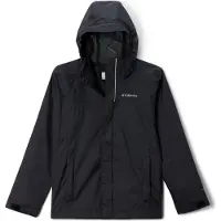 Columbia - Kid's Watertight II Jacket - Chaqueta impermeable size 8 Years, gris/negro