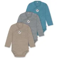Normani Pijama entero/body azul / gris / taupe / gris oscuro