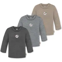 Normani Camiseta 'Taupo' beige / gris / antracita / blanco