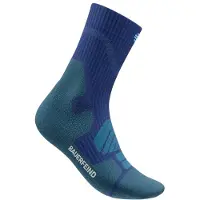Bauerfeind Sports - Outdoor Merino Mid Cut Socks - Calcetines de trekking size 46-49, azul