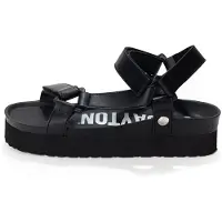 Bayton Sandalias 'RIGONI' negro / blanco
