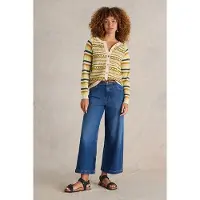 White Stuff Lulu Fairisle Cardi Chartreuse Multi Talla: 14 | Cárdigan Outlet | Mujer | Verde