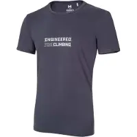 Ocun - Classic T Organic EFC - Camiseta de manga corta size M, gris/azul