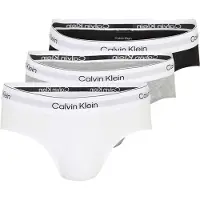 Calvin Klein Underwear Braga gris moteado / negro / offwhite