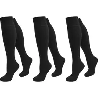 Normani Calcetines hasta la rodilla negro