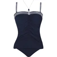 Sunflair Traje de baño marino / blanco