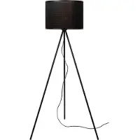 Lucide Lámpara de pie, diseño de suelo, color , pantalla de ratán, casquillo E27, estilo Tagalog, marca