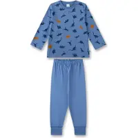 Sanetta - Kid's Pyjama Long AOP 233560 - Pijama size 128, azul