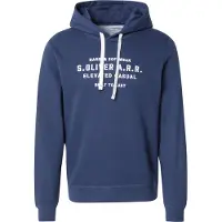 s.Oliver Sweatshirts Marine Talla: S | Sudaderas con Capucha Outlet | Hombre