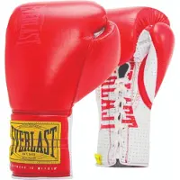 Everlast Guantes De Boxeo De Cuero Artificial 1910 Sparring Laced