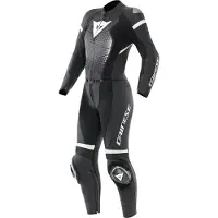 Dainese Fulminea Mujer Traje de cuero de dos piezas (IT46) Negro/Blanco 40 mujeres