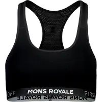 Mons Royale - Women's Sierra Sports Bra - Sujetador deportivo size XL, negro