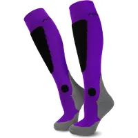 Normani Calcetines deportivos gris moteado / lila neón / negro