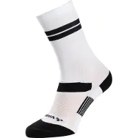 Vaude - Bike Socks Mid II - Calcetines de ciclismo size 45-47, blanco