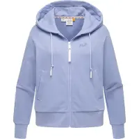 Ragwear Sudadera con cremallera 'Taila' ópalo / blanco