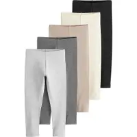 Next Leggings beige / crema / gris claro / gris moteado / negro