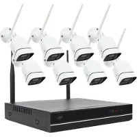 Pni Kit De Videovigilancia House Wifi660 Nvr &amp; 8 Cameras P2p 3mp
