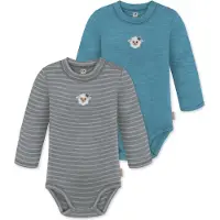 Normani Pijama entero/body azul / gris