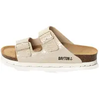 Bayton Zapatos abiertos 'Atlas' kitt / plata