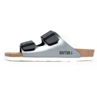 Bayton Zapatos abiertos 'Atlas' negro / plata