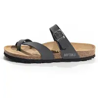 Bayton Sandalias de dedo 'Triade' antracita / negro