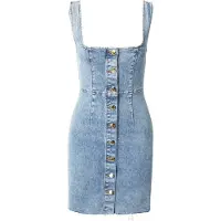 Marina Hoermanseder Vestido 'Lani' azul denim