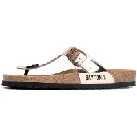 Bayton Sandalias de dedo 'Mercure' oro rosa
