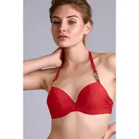 Marlies Dekkers Acapulco Rubine Red Push Up Bikini Top Talla: 85C | Bikinis Outlet | Mujer | Rojo