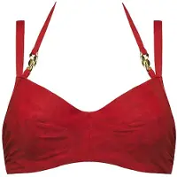 Marlies Dekkers Acapulco Rubine Red Balcony Bikini Top Talla: 85D | Bikinis Outlet | Mujer | Rojo
