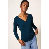 White Stuff Nelly Ls Tee Dark Navy Talla: 10 | Manga Larga Outlet | Mujer | Azul
