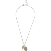 Fossil Collar bicolor para hombre con colgantes Jf04850998