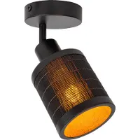 Lucide Lámpara de techo reflector de ratán TAGALOG 1xE27 40W